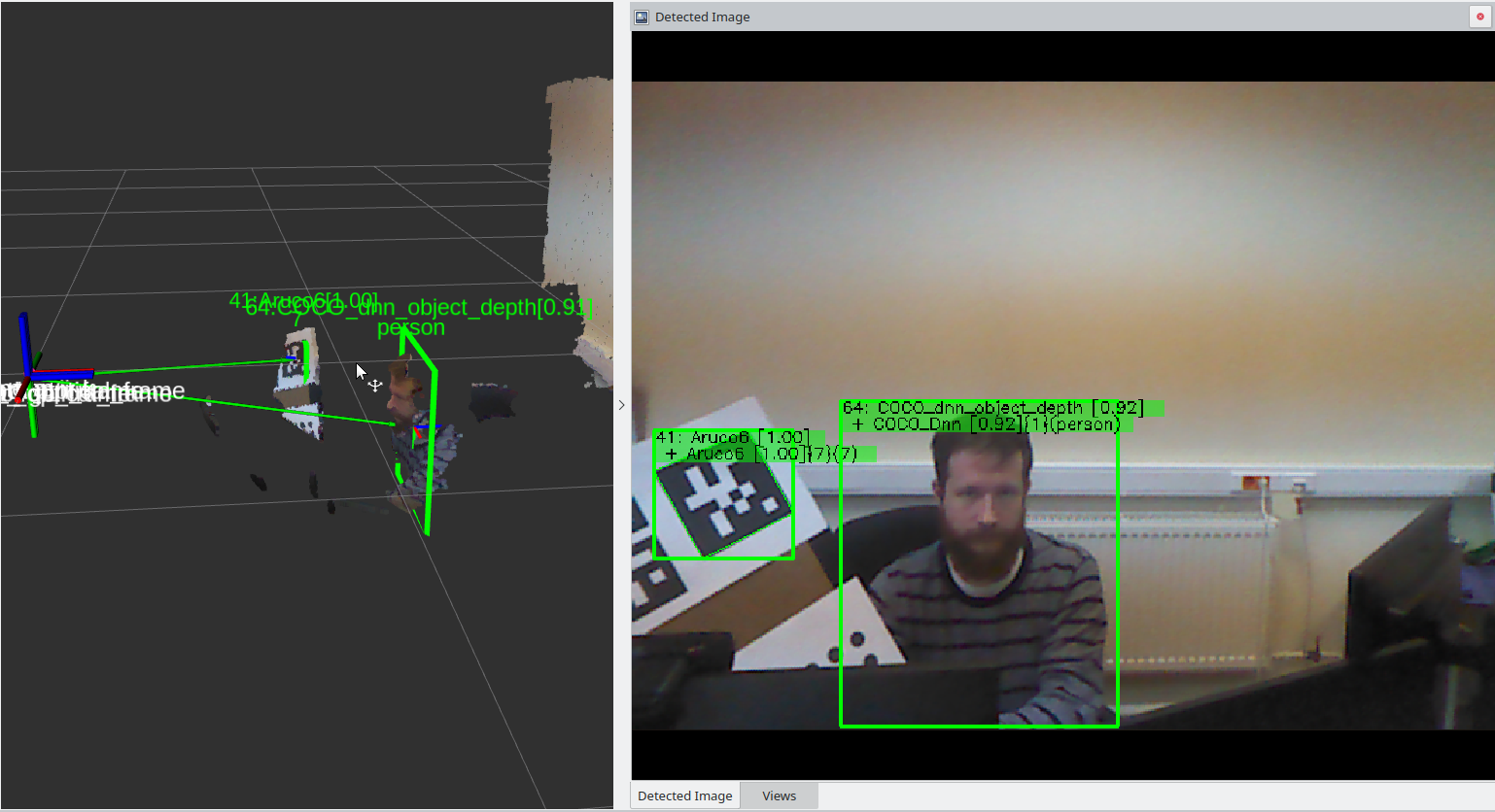 rviz markers with point cloud