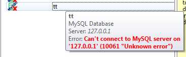 Database error