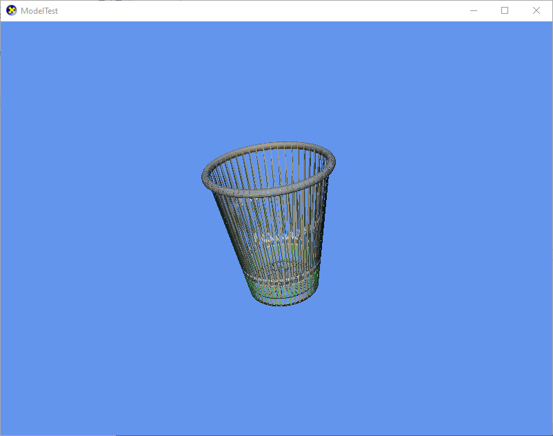 Screenshot of fogged cup model