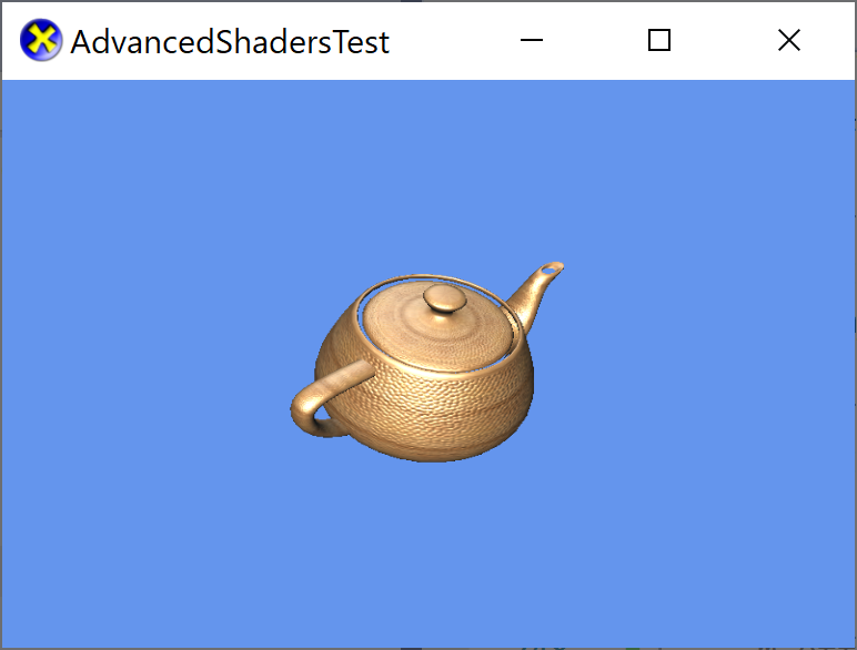 Screenshot of teapot