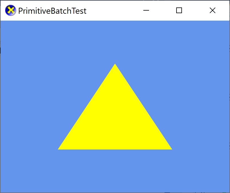 Screenshot of triangle