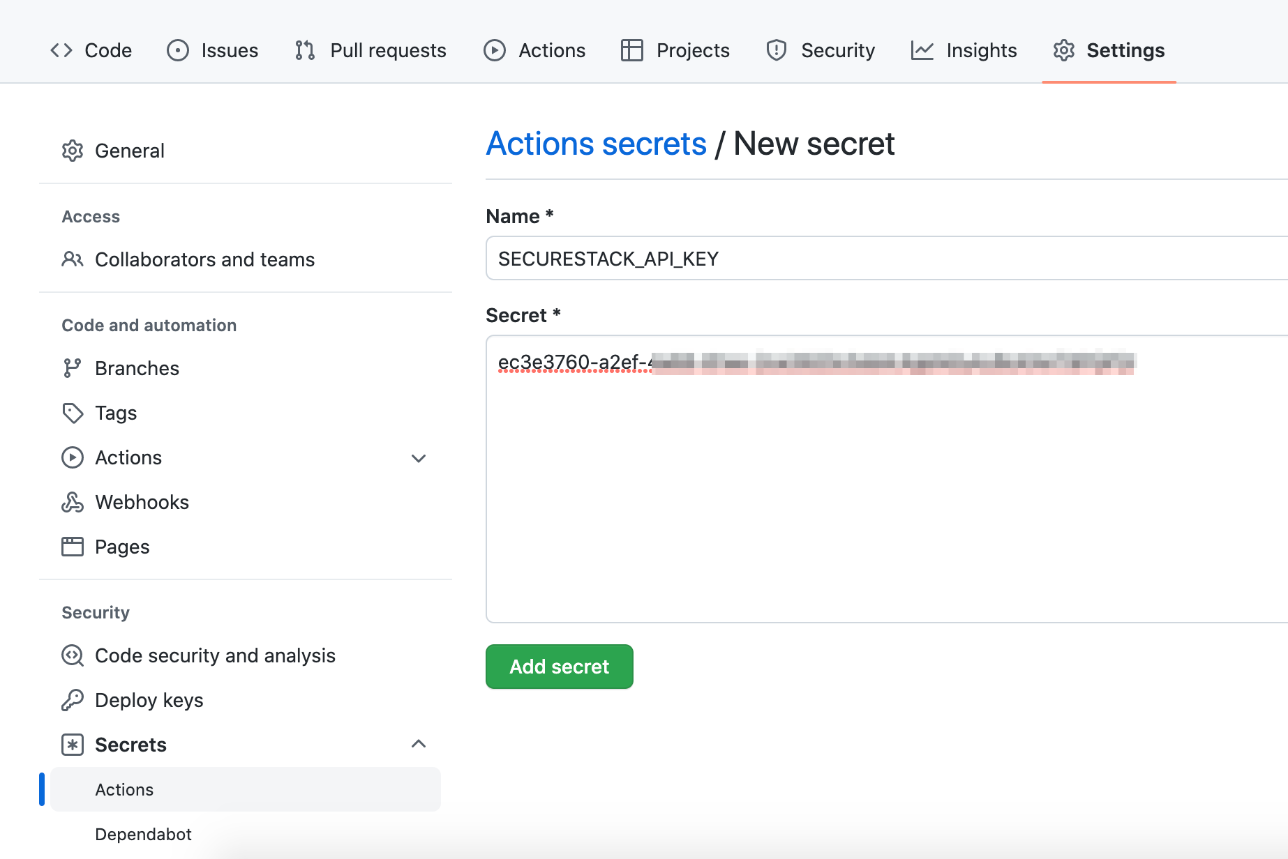 securestack-github-apikey-secret.png