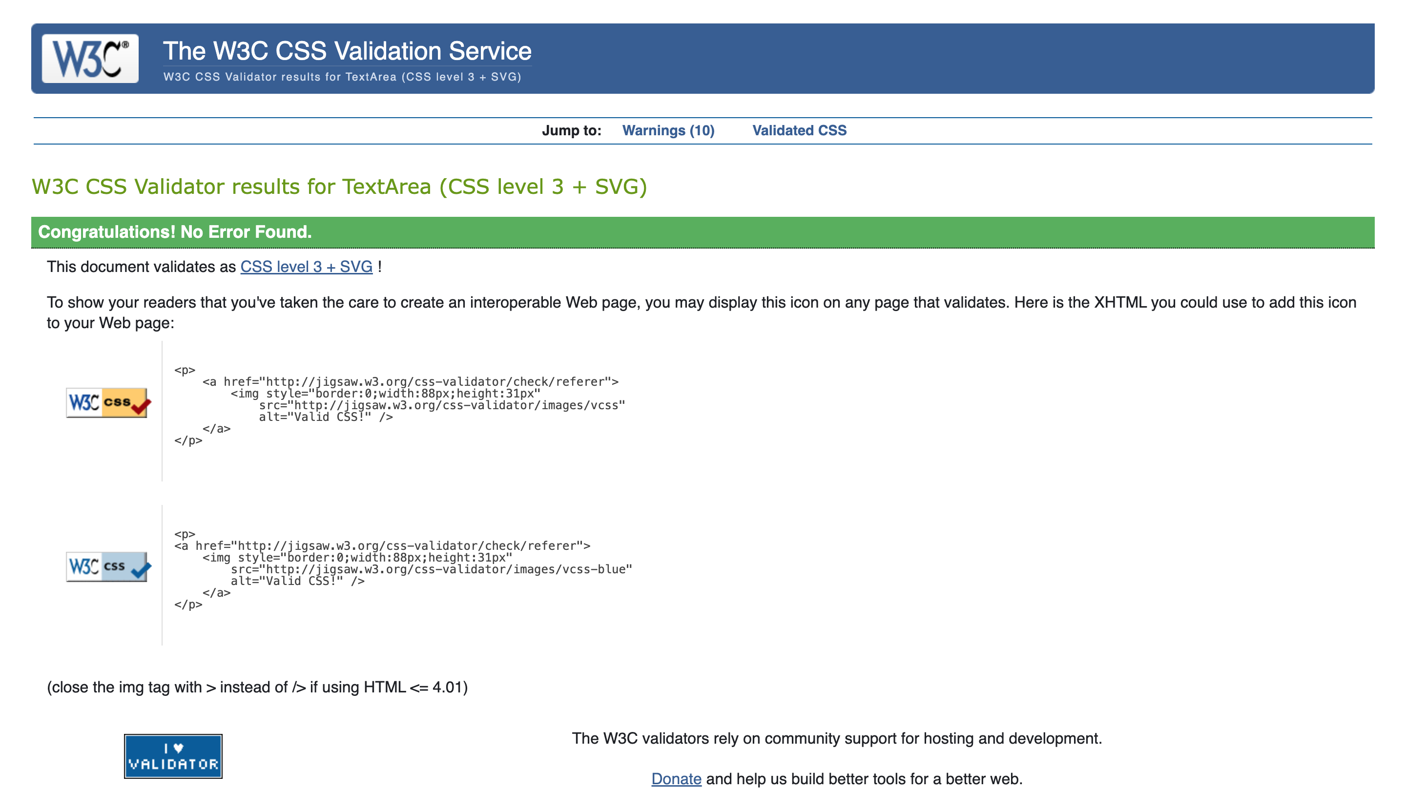 CSS Validation.png