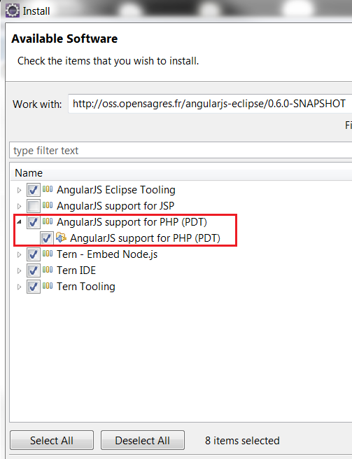 AngularJS support for PHP