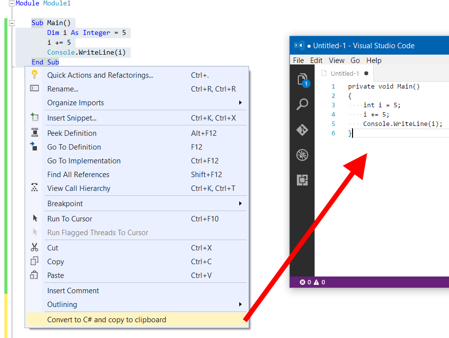 VBToCSharpConverter