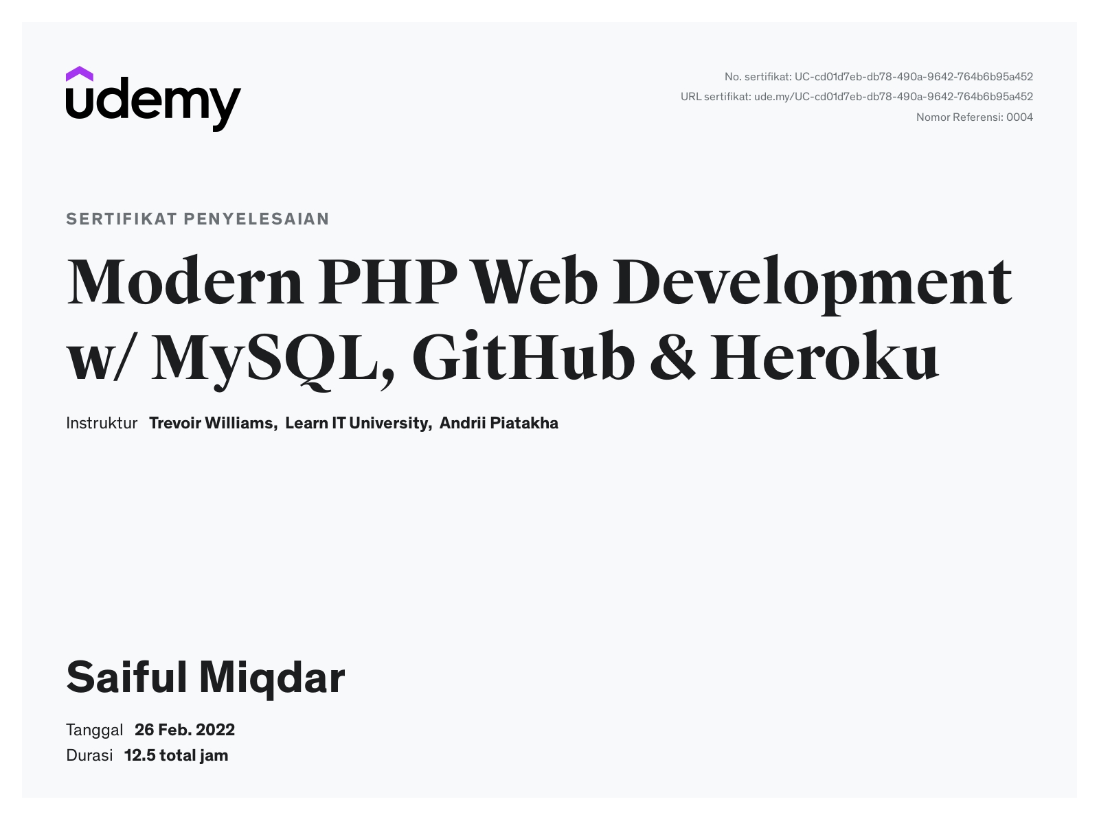 Modern PHP Web Development  MySQL, GitHub & Heroku.jpg