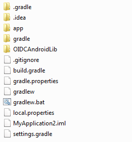 Project Directory Structure showing the moved repo