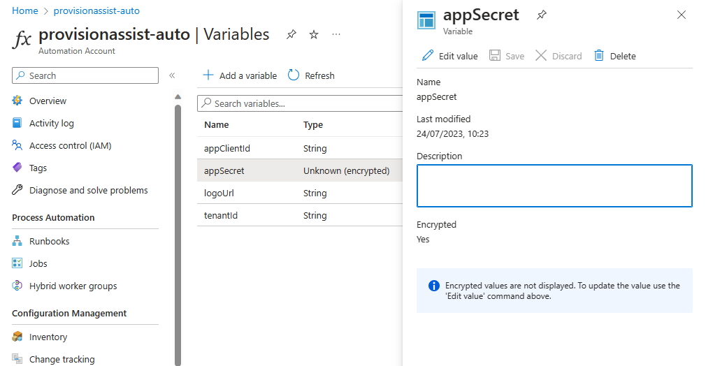 AutomationAccountAppSecretVariable.png