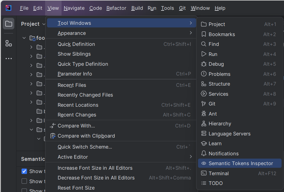 LSPSemanticTokensInspectorMenu.png